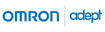 logo omron omron adept robot industriali