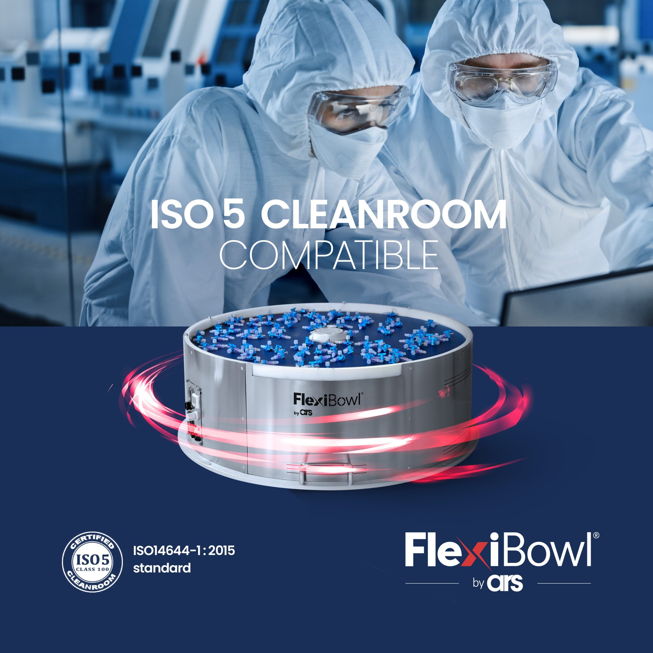 Flexible assembly system for Cleanroom cleanroom flexibowl flexible assembly system