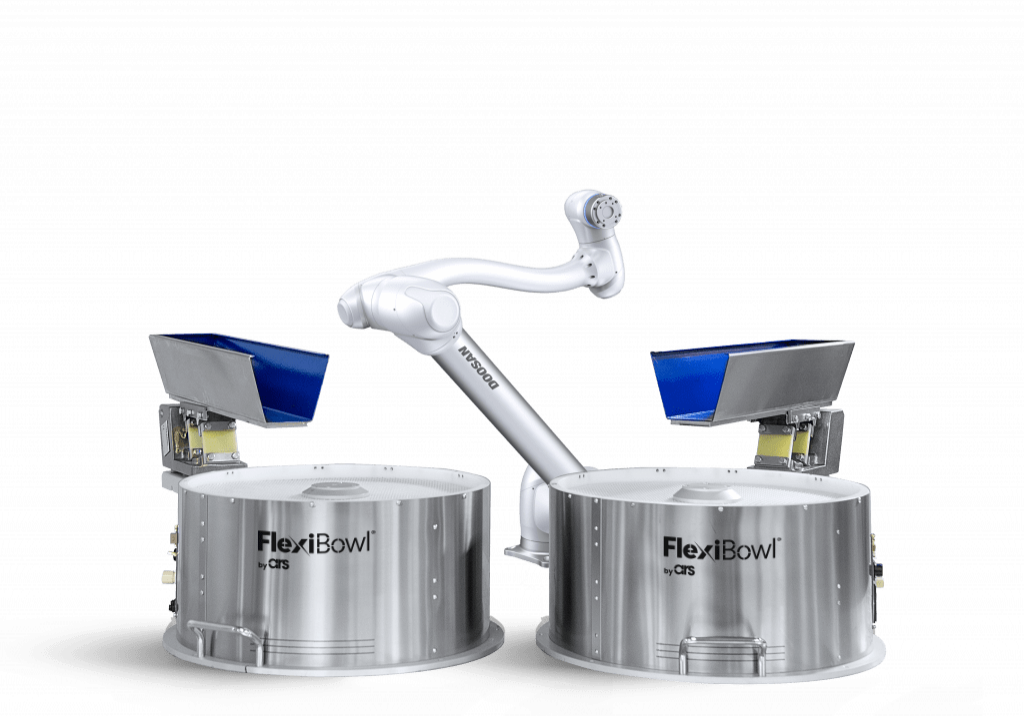 Fleixbowl is Flexibowl is a fully Doosam Robots-Compatible Parts Feeding System.